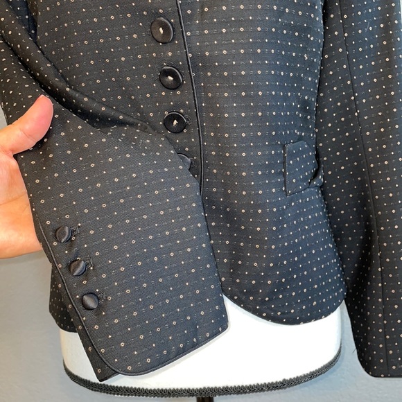 Rebecca Taylor Wool/Silk Blend Black Blazer - Picture 5 of 12